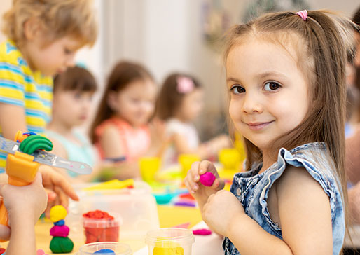 bunch of kids smiling